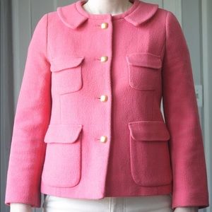 J. Crew Jackie O jacket with gold buttons